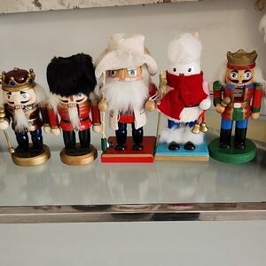 Festive Nutcracker Figurines Set